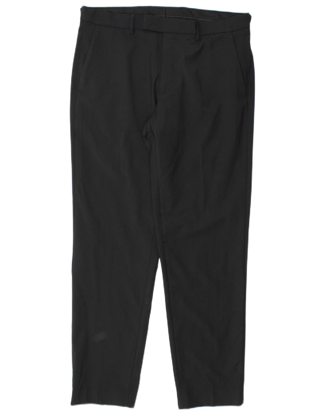 Marks & Spencer Herre Autograph Slim Suit Bukser W34 L31 Sort Uld