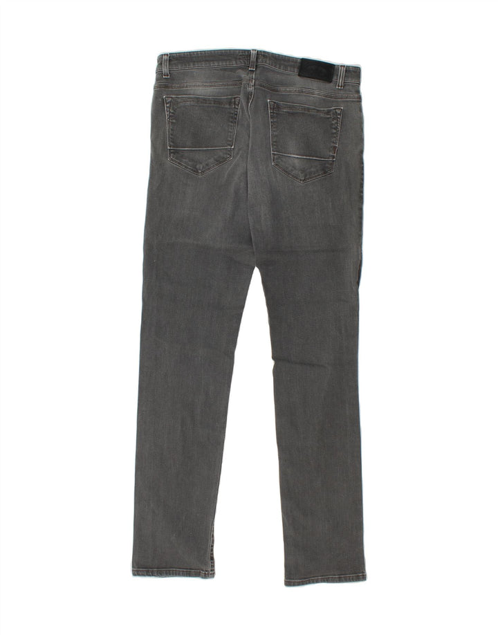 TRUSSARDI Womens Slim Jeans W32 L33 Grey Vintage Trussardi and Second-Hand Trussardi from Messina Hembry 