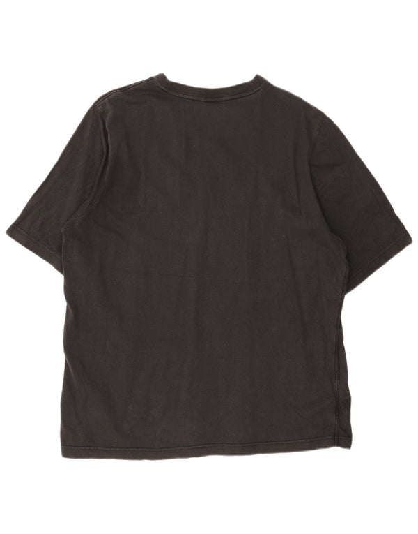 Adidas Herre grafisk T-shirt Top Medium Sort Bomuld