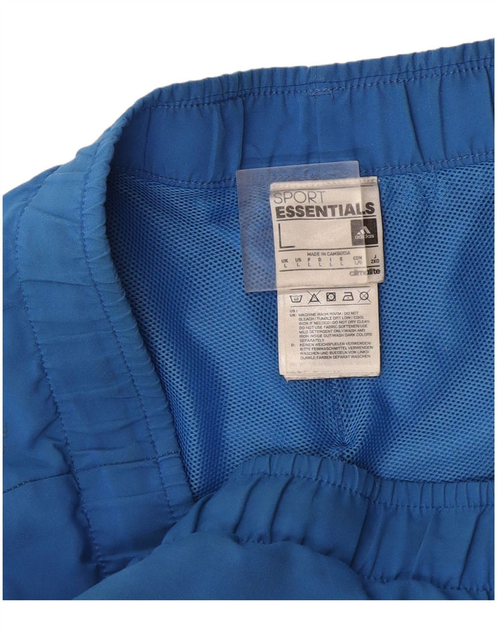 Adidas Herre Climalite Sportshorts Store Blå Polyester