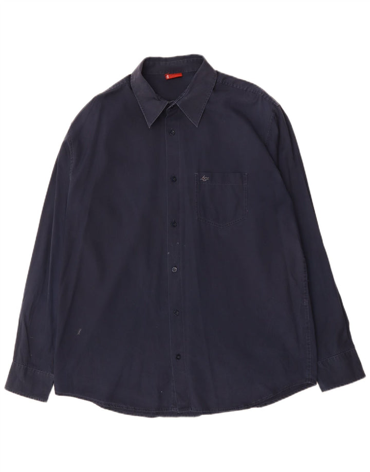 Levi's herreskjorte stor marineblå bomuld