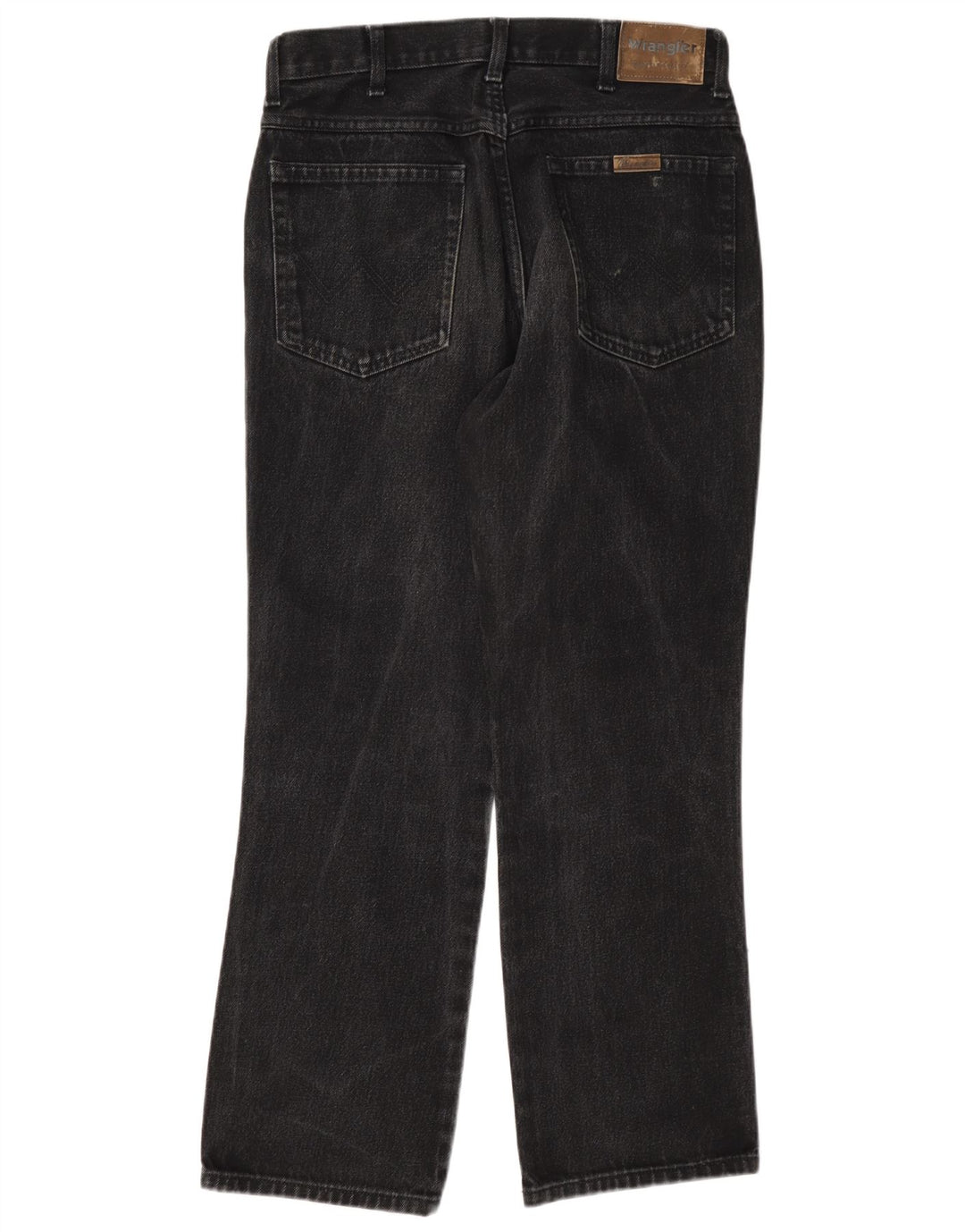 Wrangler Womens Regular Fit Straight Jeans W32 L30 Grå Bomuld