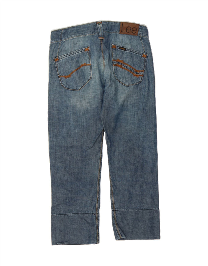 LEE Womens Key West Cropped Jeans W30 L24 Blue Cotton Vintage Lee and Second-Hand Lee from Messina Hembry 