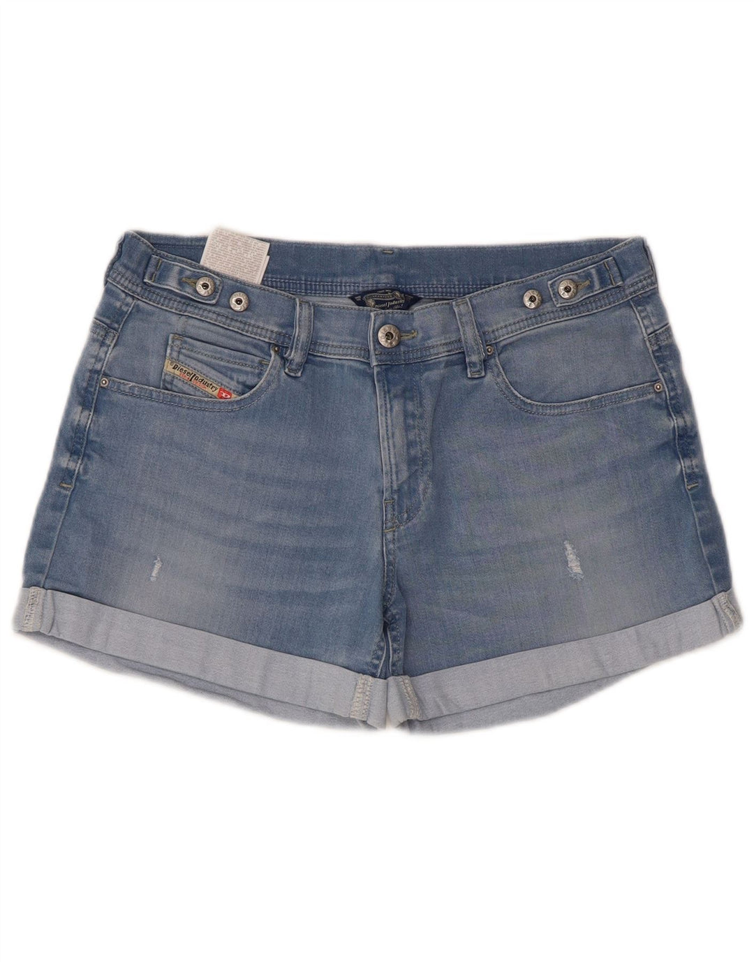 Diesel denimshorts til kvinder W28 Mellemblå bomuld