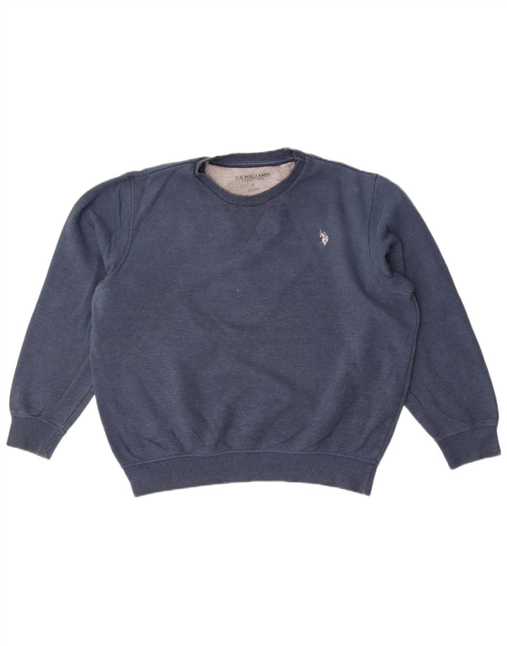 U.S. Polo Assn. Herre sweatshirt jumper stor blå bomuld