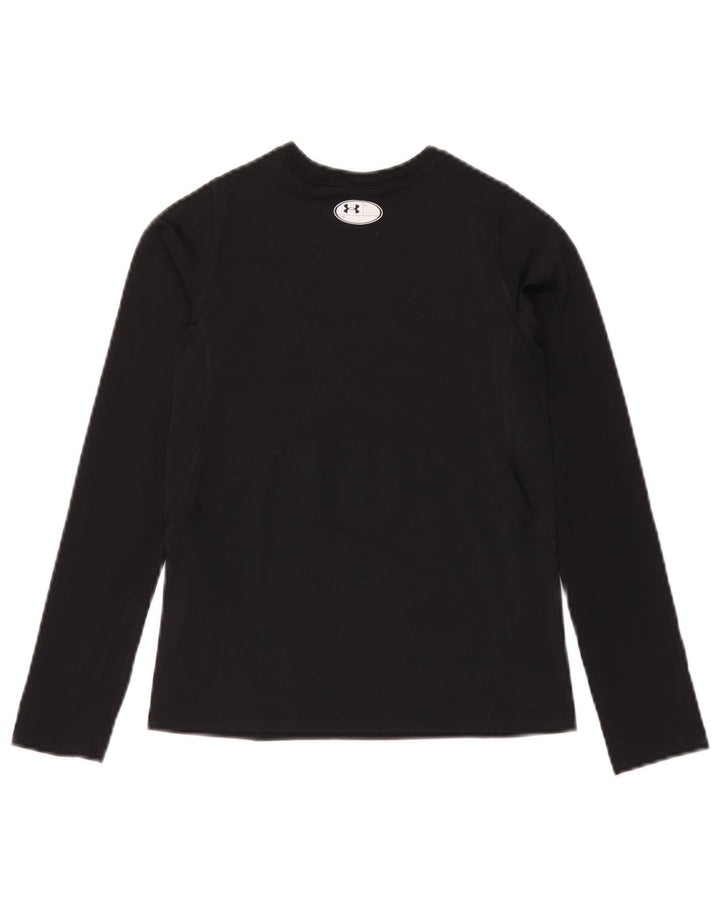Under Armour Boys Heat Gear Top Langærmet 9-10 år Medium Sort