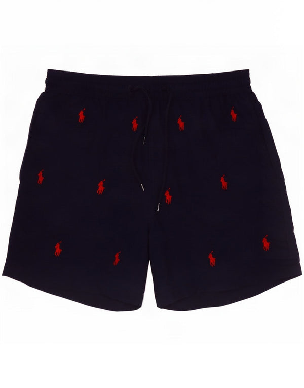 Polo Ralph Lauren Herre grafiske svømmeshorts Medium marineblå nylon