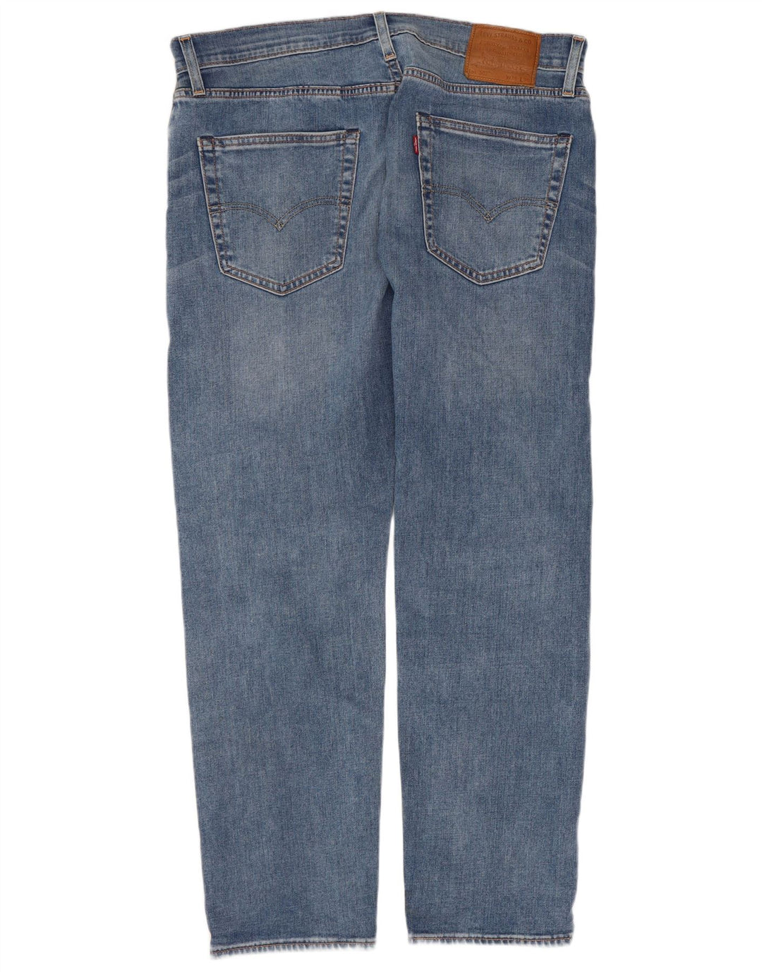 Levi's Herre 502 lige jeans W34 L30 blå bomuld