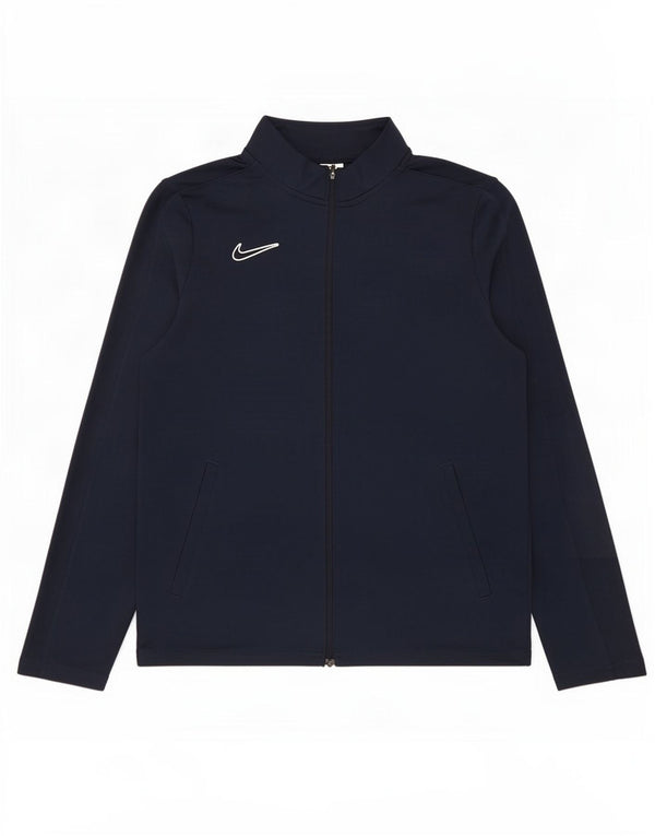 Nike drenge Dri Fit træningsdragt topjakke 12-13 år Stor marineblå