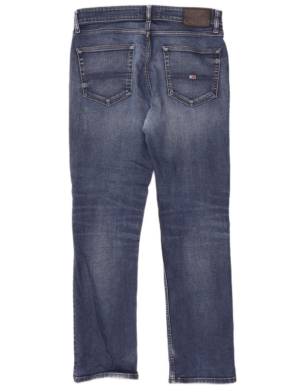 Tommy Hilfiger Herre Ryan Relaxed Fit Straight Jeans W30 L30 Blå Bomuld