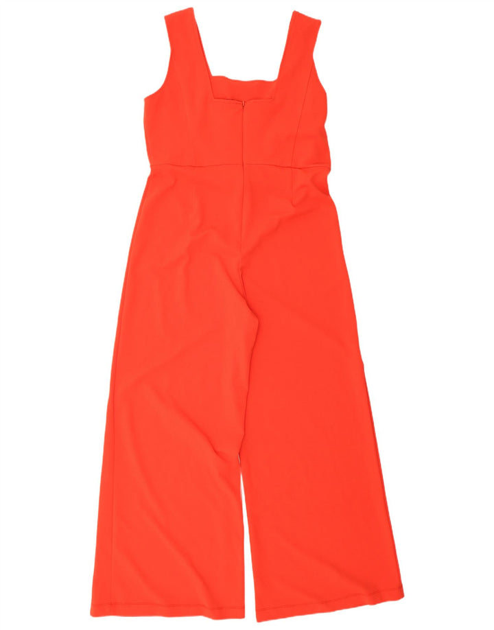 Warehouse Dame Ærmeløs Jumpsuit UK 16 Large Red Polyester