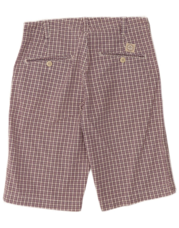 Mason's Casual Shorts til mænd IT 44 XS W30 Lilla ternet bomuld