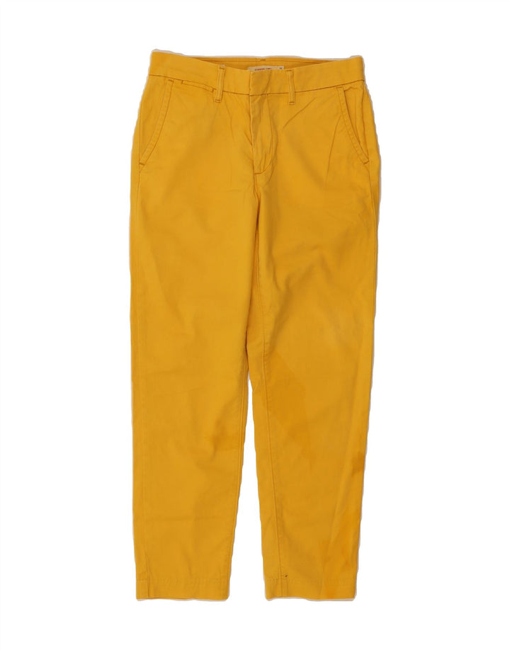 LEVI'S Womens Slim Chino Trousers W26 L27 Yellow Cotton Vintage Levi's and Second-Hand Levi's from Messina Hembry 