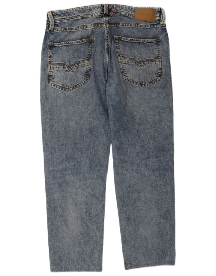 Diesel Straight Jeans til mænd W31 L27 Blå Bomuld