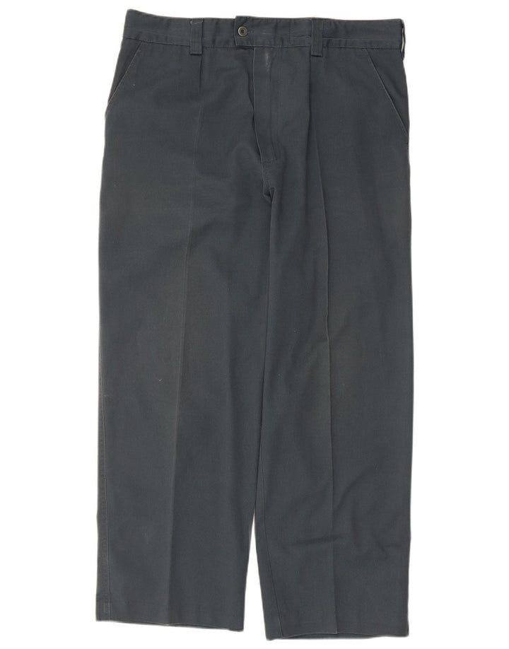 Dickies herre lige jakkesæt bukser W36 L26 Grå polyester