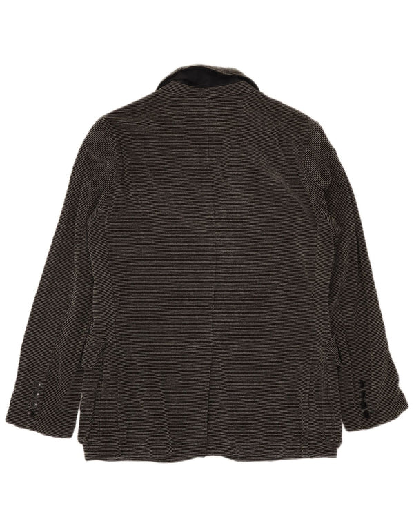 Kandis & Kandis Mann Blazerjakke til mænd UK 38 Medium Sort nålestribe