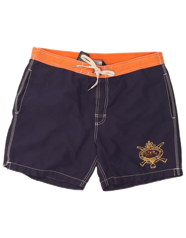 Polo Ralph Lauren Herre grafiske svømmeshorts Medium Navy Blue Colourblock