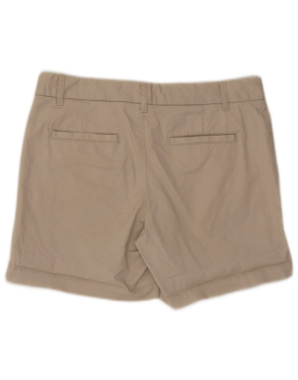 Fat Face Dame Chino Shorts UK 10 Small W32 Beige Bomuld
