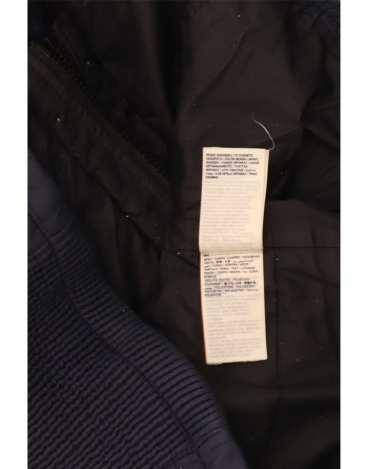 Superdry Polstret hættejakke til kvinder UK 12 Medium Navyblå polyester
