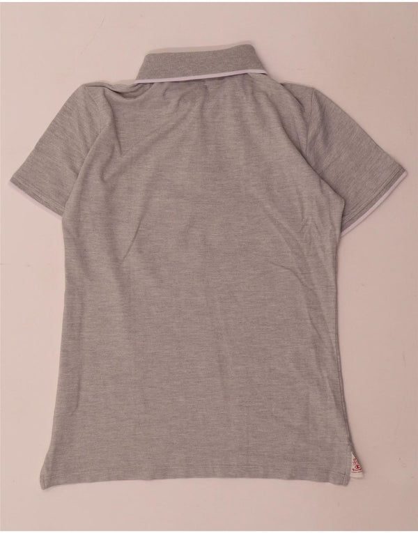 Champion Dame Polo Shirt UK 18 XL Grå Bomuld