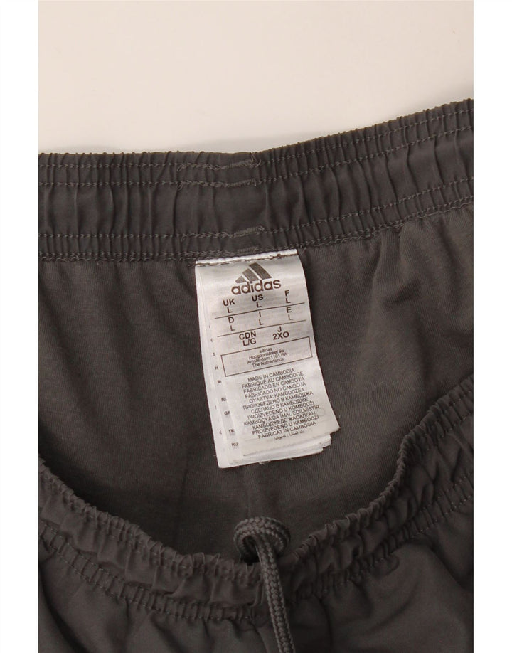 ADIDAS Træningsdragt til mænd Joggers Stor grå polyester