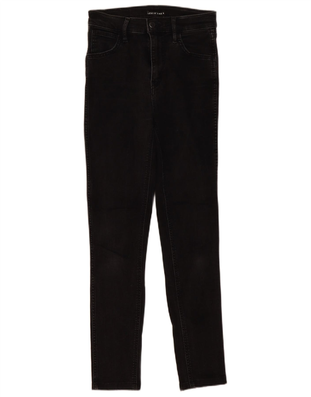 LEVI'S Skinny Jeans til kvinder W26 L28 Sort bomuld