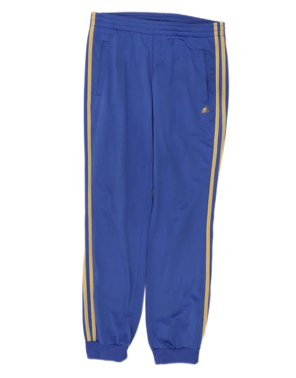 Adidas Womens Climalite træningsdragt Bukser Joggers UK 8/10 Small Blue