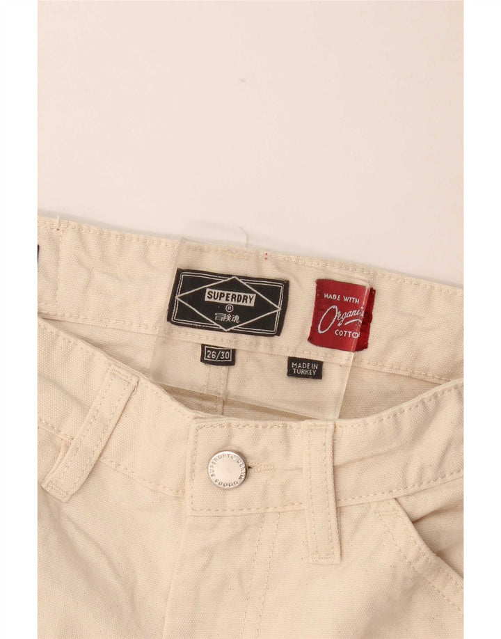 Superdry Straight Cargo-bukser til kvinder W26 L30 Beige