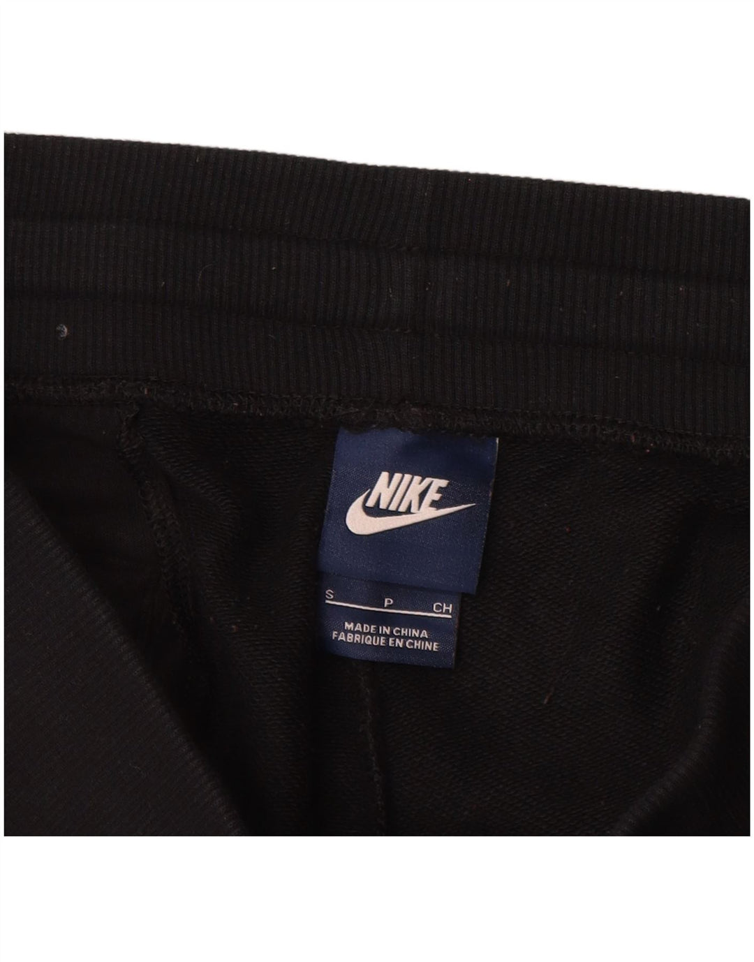 NIKE Mens Tracksuit Trousers Joggers Small  Black Cotton