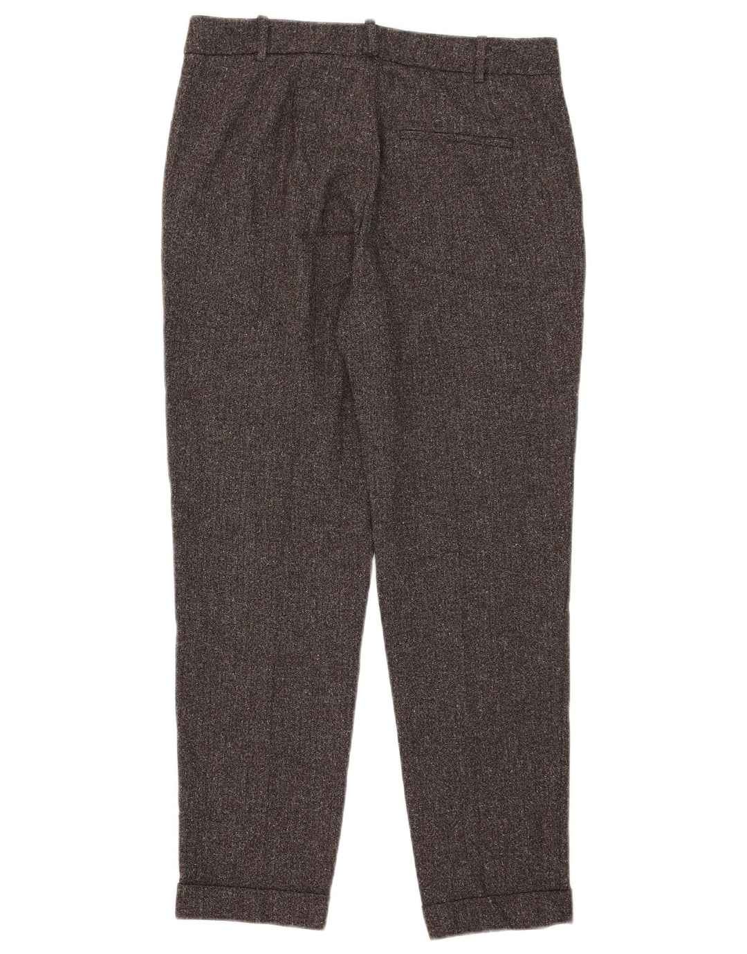 Zara Dame Slim Suit Bukser Medium W28 L27 Brun Flecked