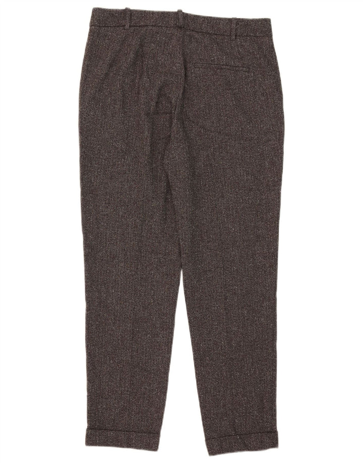 Zara Dame Slim Suit Bukser Medium W28 L27 Brun Flecked