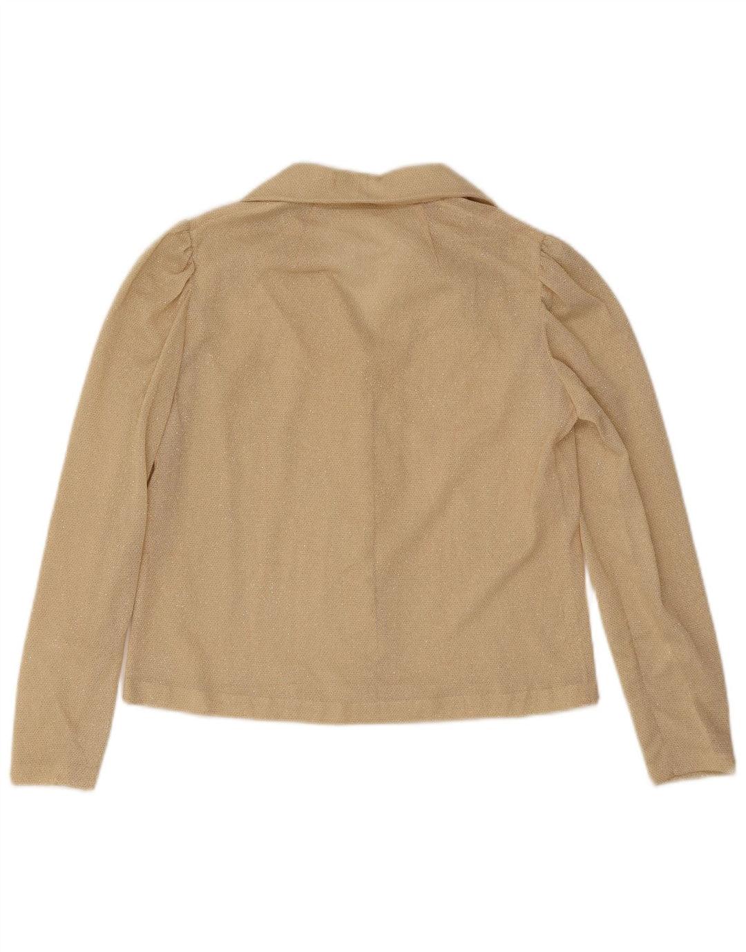 Vintage dameskjortebluse UK 14 Medium Beige