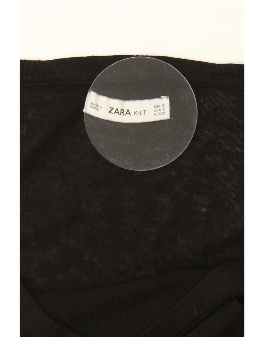 Zara Womens Oversized Jumper Dress UK 10 Small Black
