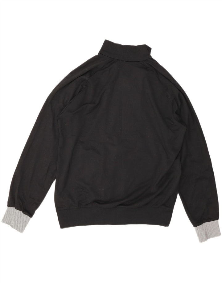 NIKE træningsdragt topjakke til mænd UK 39/41 Medium Sort polyester