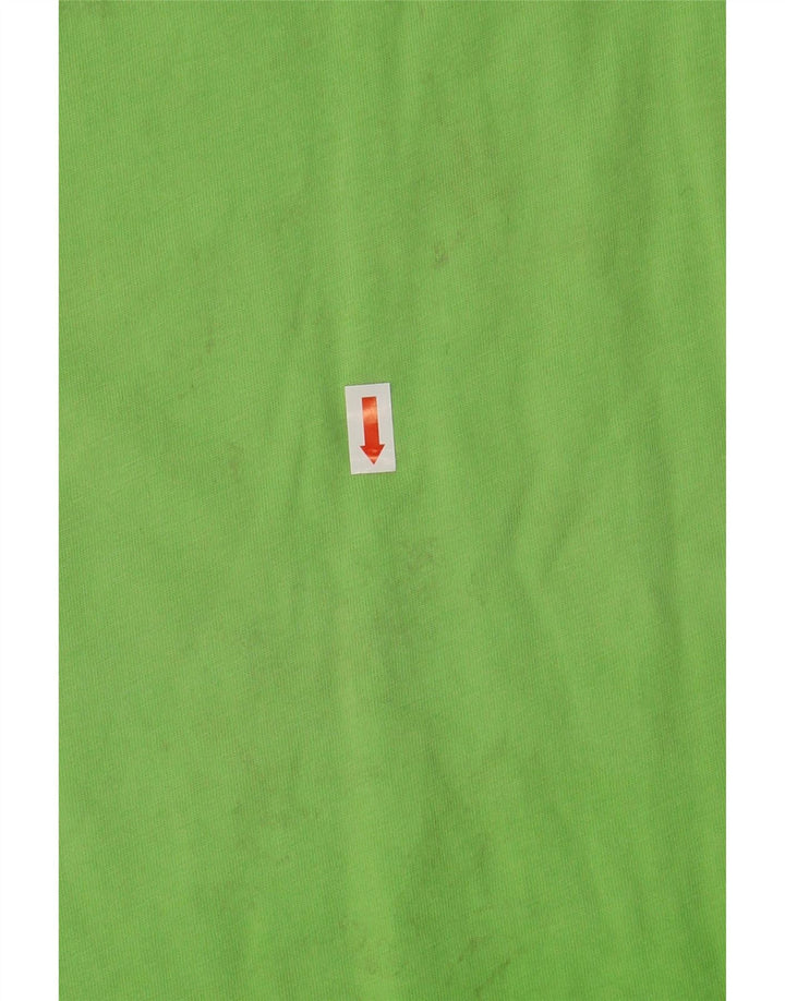 PUMA Mens Graphic T-Shirt Top Small Green Cotton