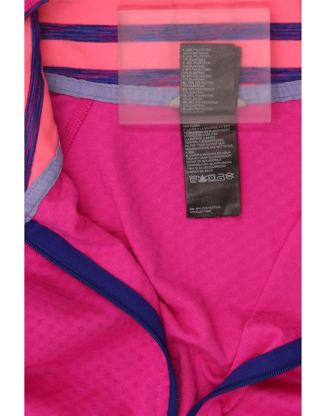 The North Face Dame Pullover Træningsdragt Top UK 14 Large Pink Spotted