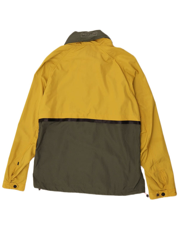 Scotch & Soda Regnjakke med hætte til kvinder UK 42 XL Gul Colourblock