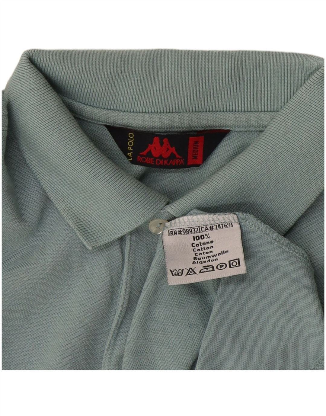 Kappa herre poloshirt Medium blå bomuld