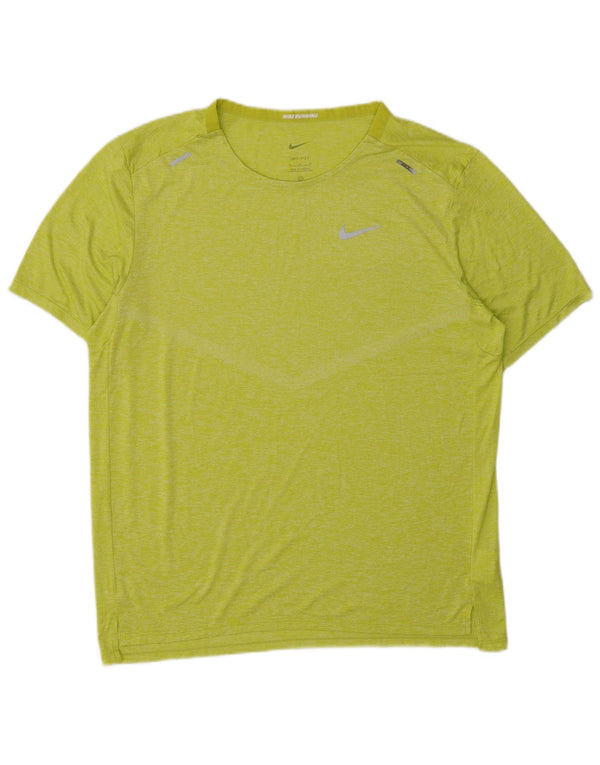 Nike Running T-Shirt Top Medium Grøn Polyester Sports