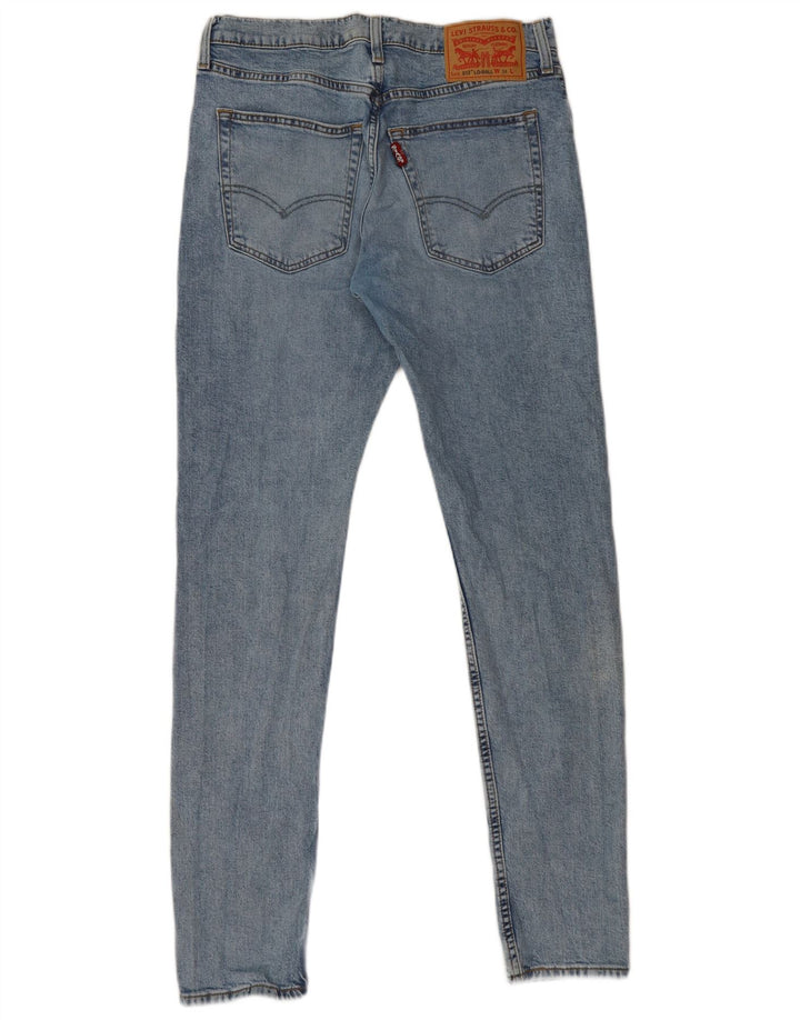 Levi's Herre 512 Slim Tapered Jeans W34 L34 Blå Bomuld
