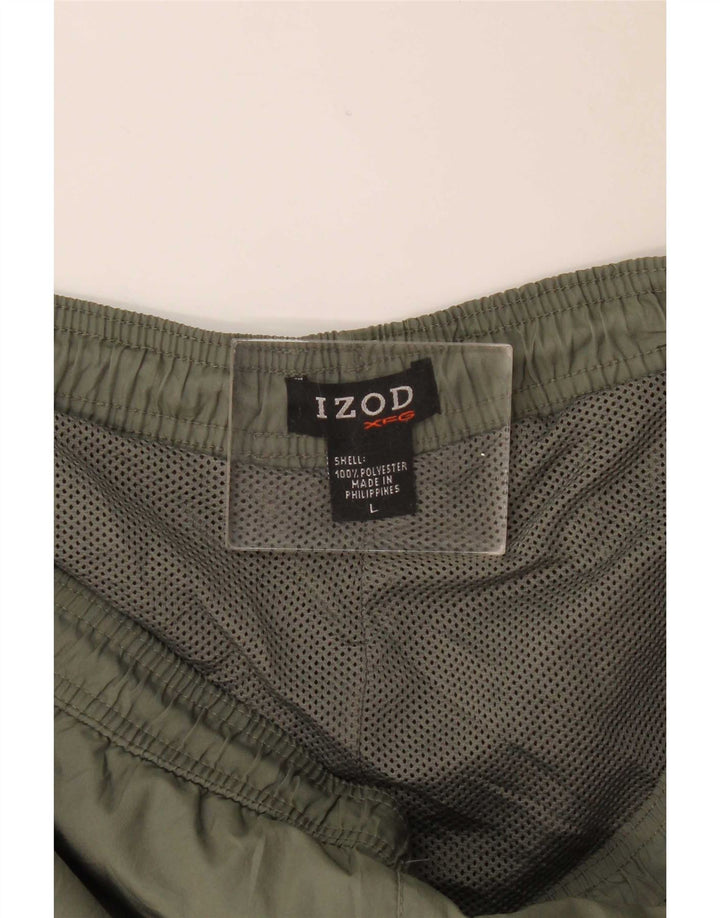 Izod Træningsdragt bukser til mænd Large Khaki Polyester