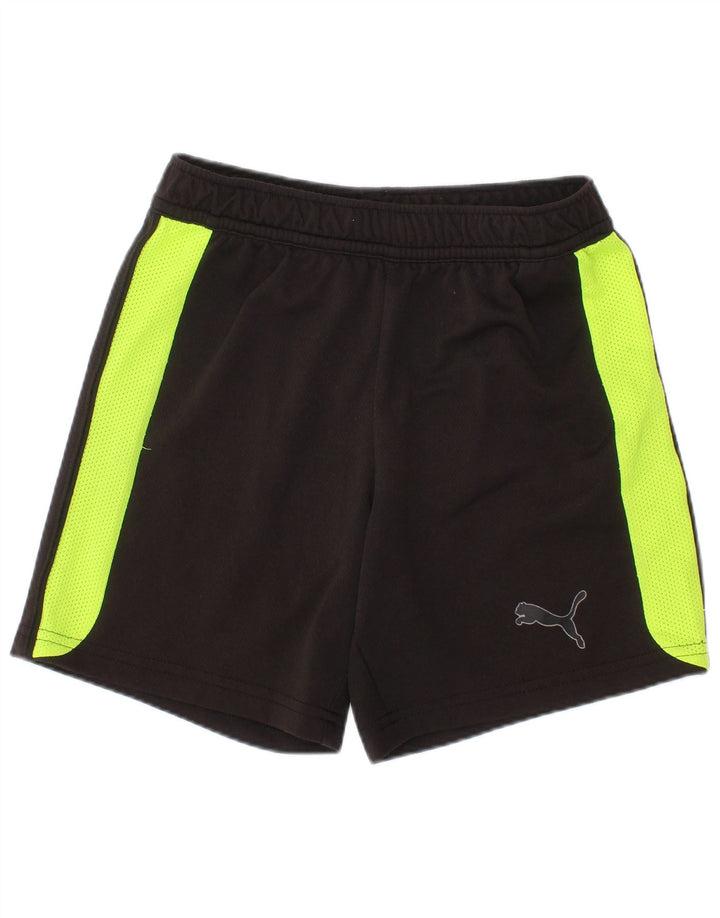 PUMA Sportsshorts til drenge 7-8 år Sort Colourblock Polyester