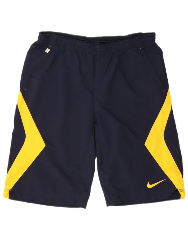 Nike Herre Dri Fit svømmeshorts Large Navy Blue Colourblock