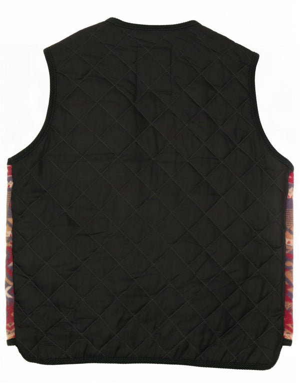 Master Herre Fleece Gilet UK 42 XL Multicolored Fair Isle
