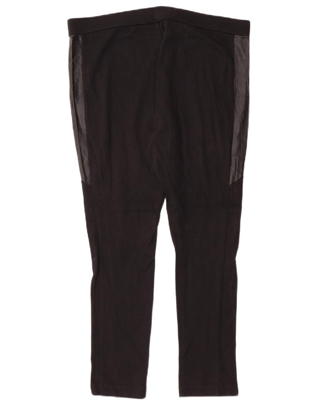 Chaps Dame Leggings UK 16 Large Black Colourblock Viscose