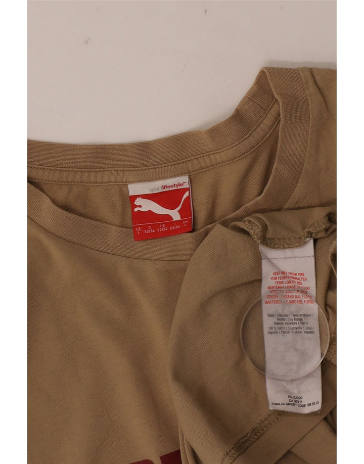 Herre grafisk T-shirt Top Large