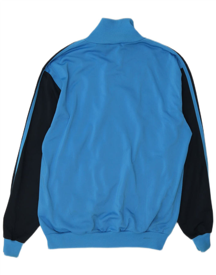 Adidas Træningsdragt til mænd Topjakke UK 36/38 Lille blå Colourblock Polyester