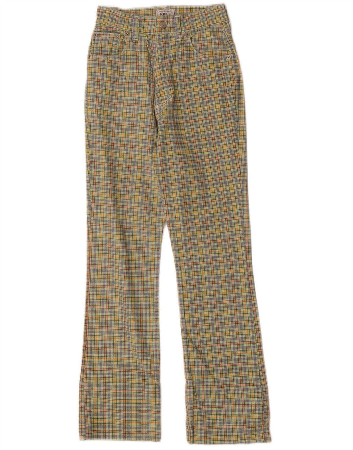 Rifle Dame Bootcut Casual Bukser W29 L27 Flerfarvet ternet bomuld