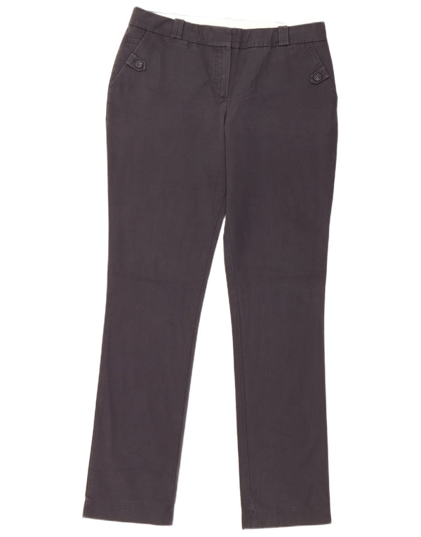 Massimo Dutti Dame Slim Chino Bukser EU 42 Large W32 L33 Navy Blue