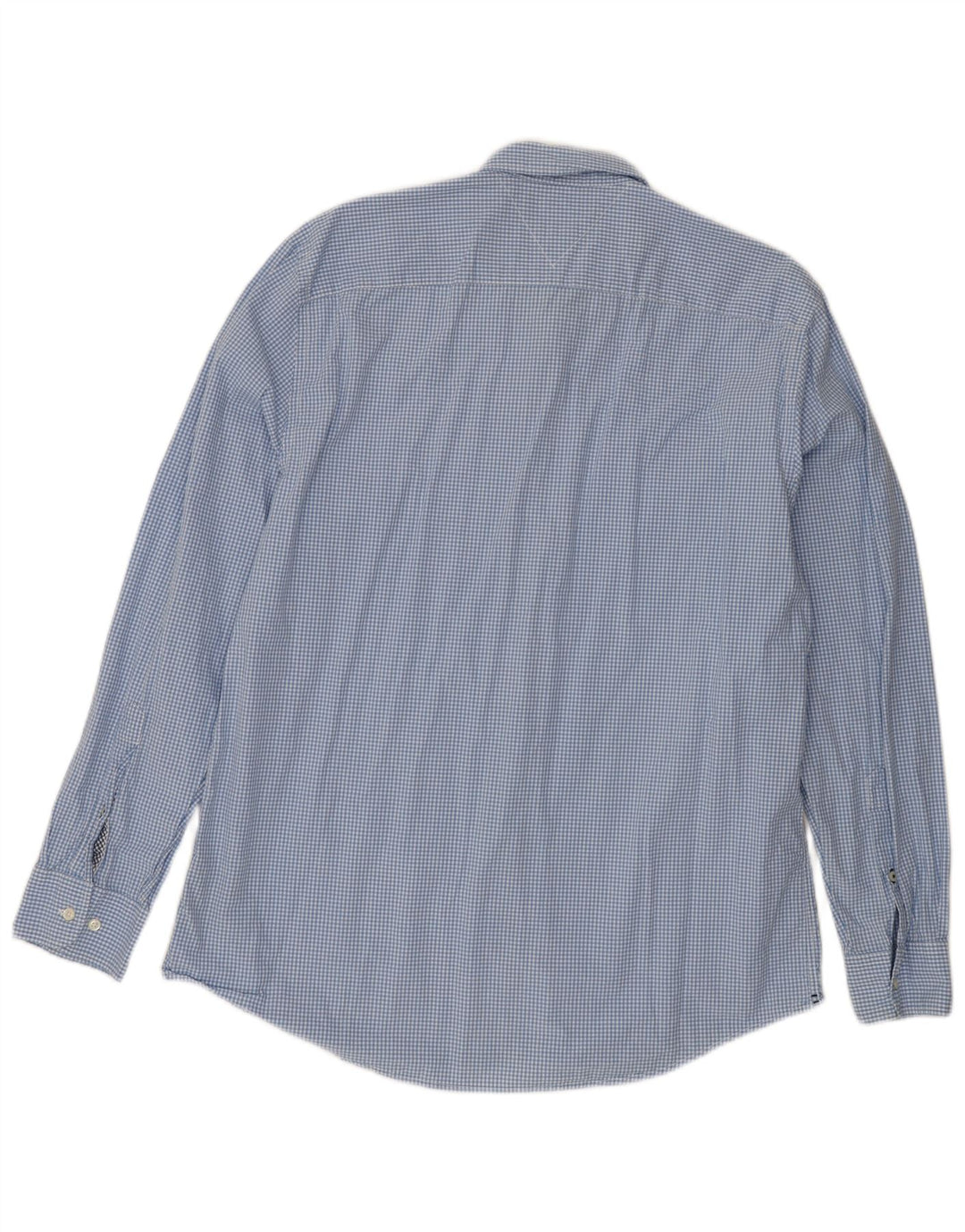 Tommy Hilfiger Herre Regular Fit skjorte XL Blue Gingham Cotton